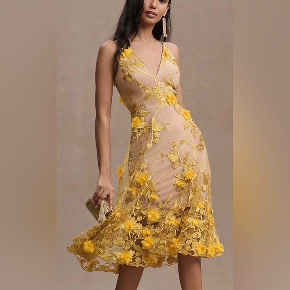 Dress the Population Dresses & Skirts - Dress The Population Audrey Sheer Lace Floral from Anthropologie